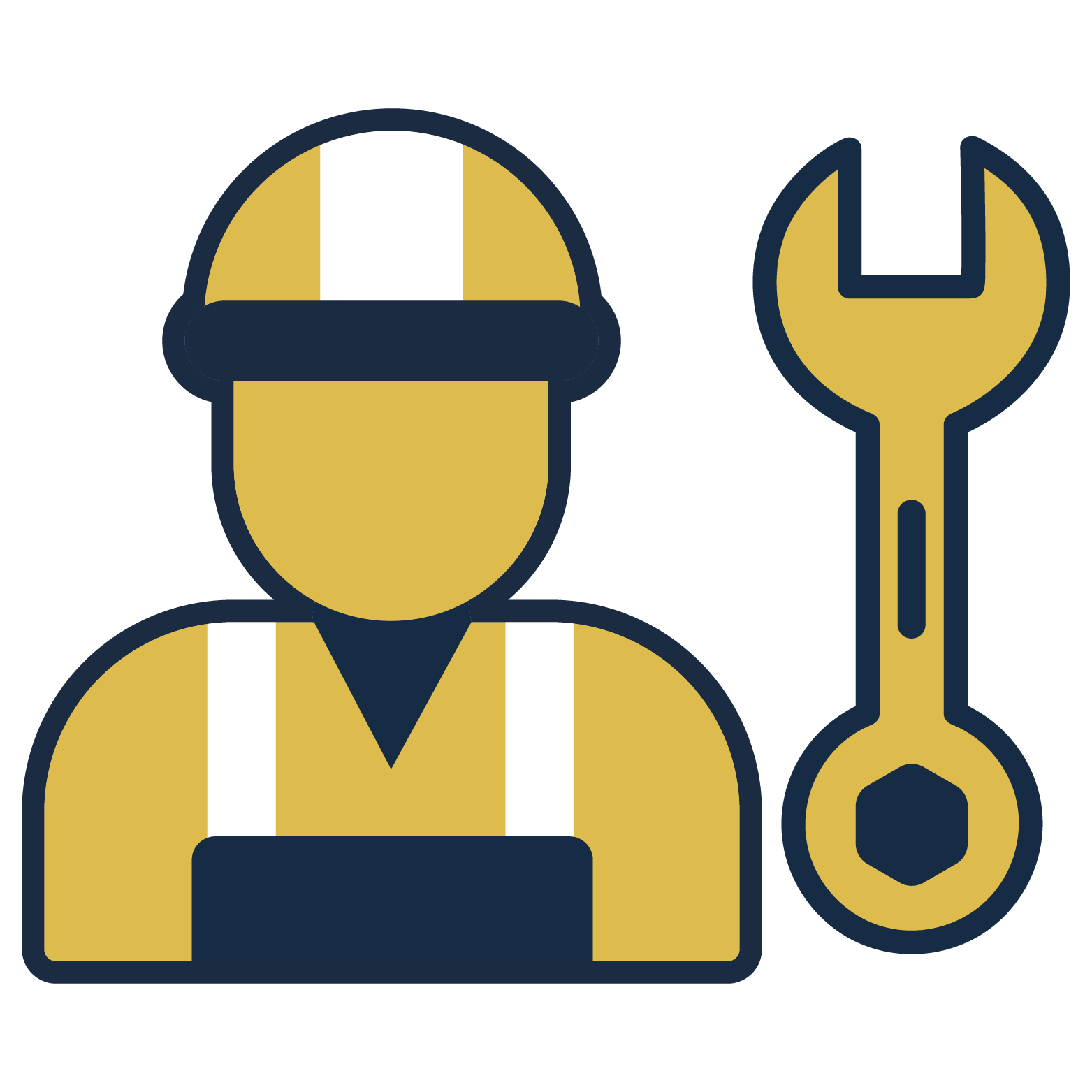 Professional sign installation icon
